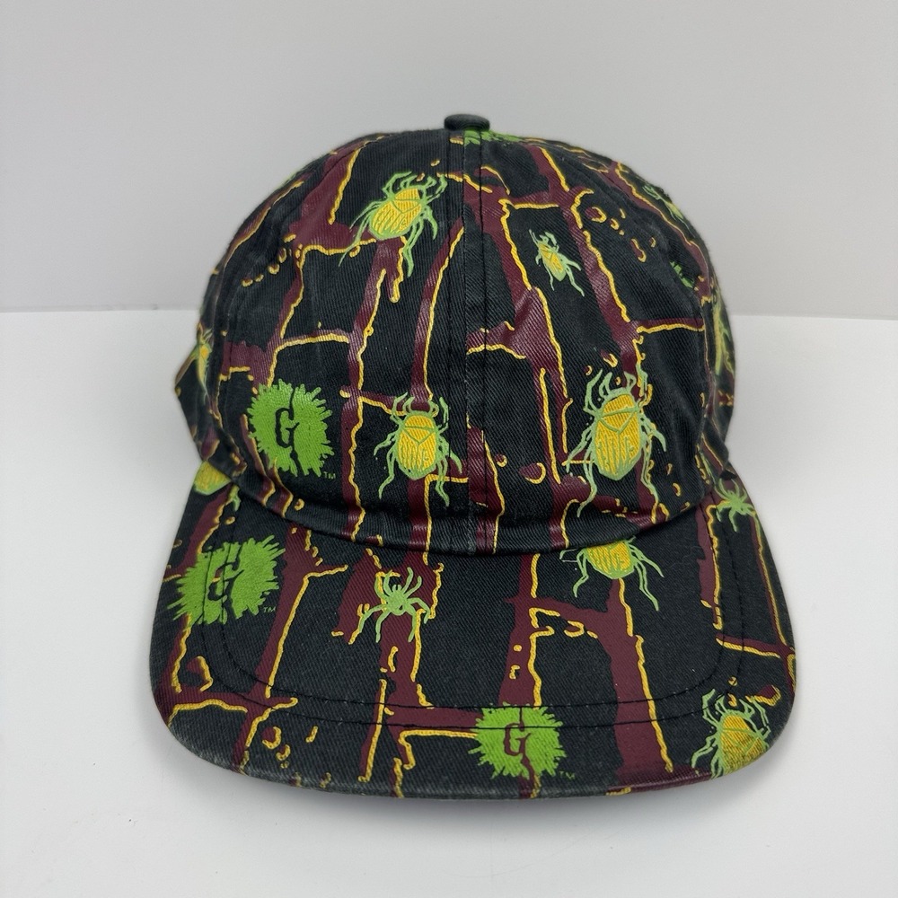 Vintage Goosebumps AOP Hat Youth 90s SnapBack Cap RL Stine Beetles